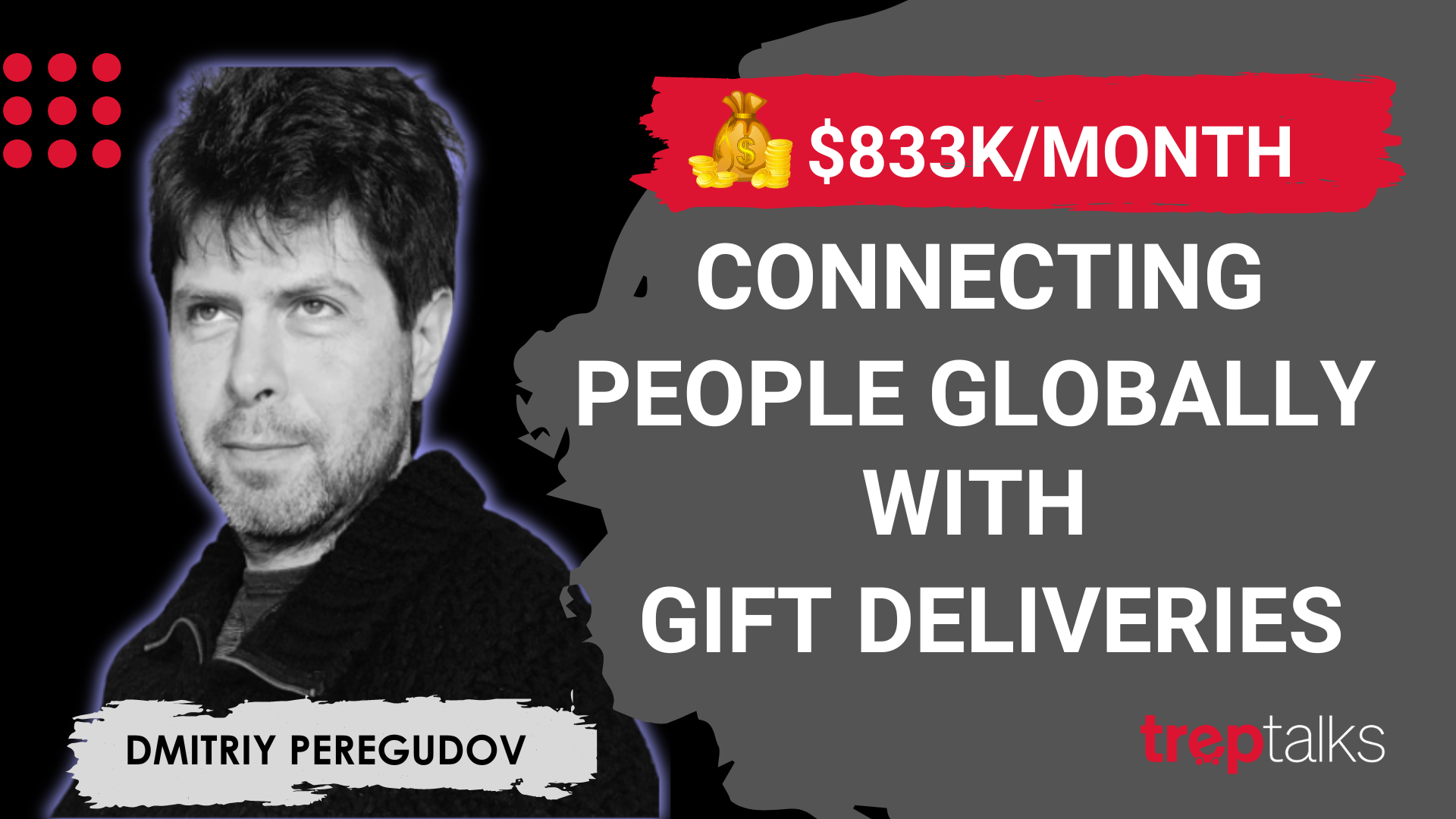833K/Month Connecting People Globally with Gift Deliveries Dmitriy